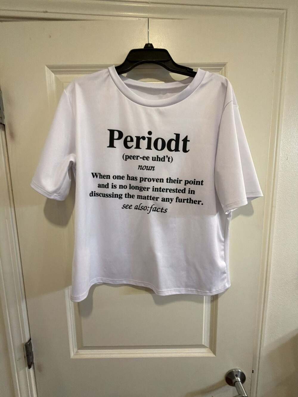 Periodt Definition Graphic White T-Shirt
